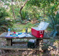 Broadwater Beach picnic area - Palm Beach Accommodation