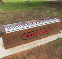 Piano Park Bench Moonta - Palm Beach Accommodation