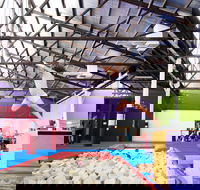 Springloaded Trampoline - Palm Beach Accommodation