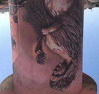 Kadina Water Tower Mural - Palm Beach Accommodation
