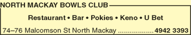 North Mackay Bowls Club - Palm Beach Accommodation 9