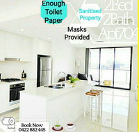 Stylish Liverpool 2Bed 2Bath Apartment -Skyline Views -Masks Provided - Palm Beach Accommodation