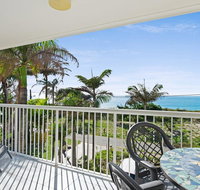 Views of Moreton Island from balcony at Beachside Haven Rickman Pde Woorim - Palm Beach Accommodation