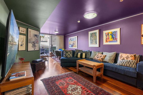 Artsy Boho Den In Iconic Fingerwharf Woolloomoolo - Palm Beach Accommodation 2