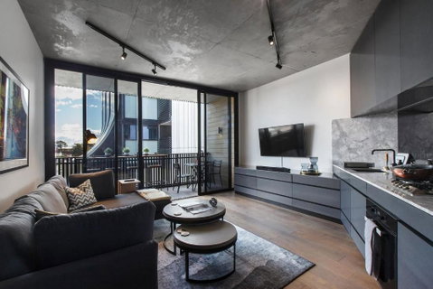 Monochrome And Matte - Sophisticated Loft Living - Palm Beach Accommodation 0
