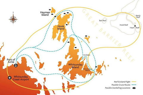 Reef And Island Scenic Flight From Airlie Beach - Palm Beach Accommodation 0
