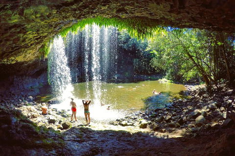 Byron Surrounds: Nimbin Waterfall Adventure - Swimming Tour - Palm Beach Accommodation 1